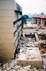 Aftermath of the 1998 U.S. embassy bombing in Kenya