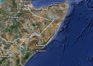 Map Horn of Africa