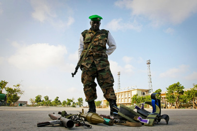 AU Peacekeeper in Somalia