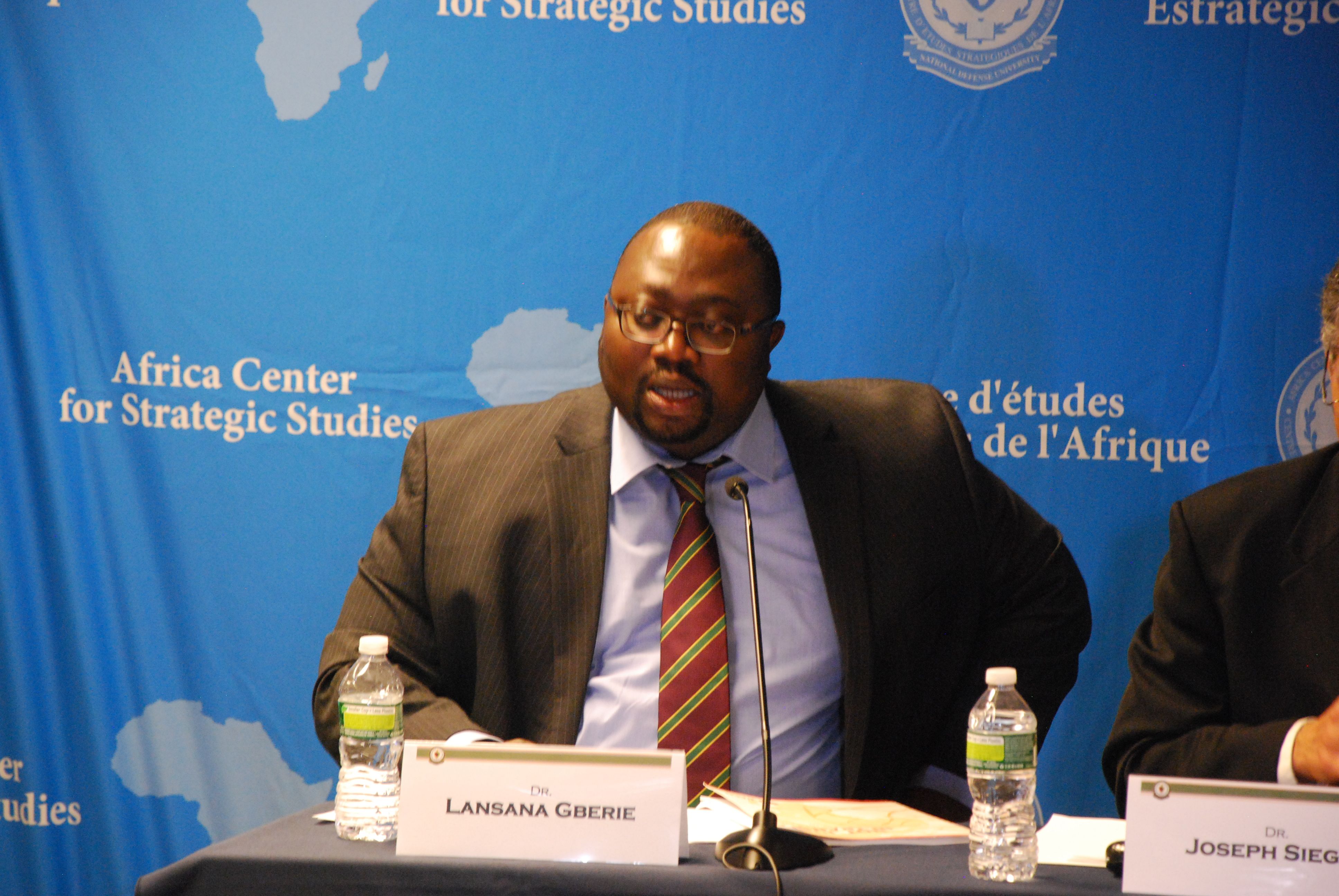 Dr. Lansana Gberie – Africa Center For Strategic Studies