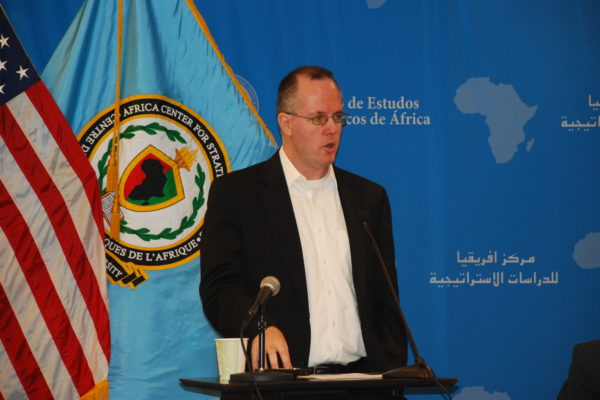 Paul Williams speaks at the Africa Center's program on Africa's Contemporary Security Challenges