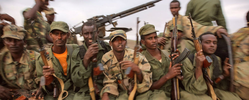 Fighters of the Ras Kimboni Brigade