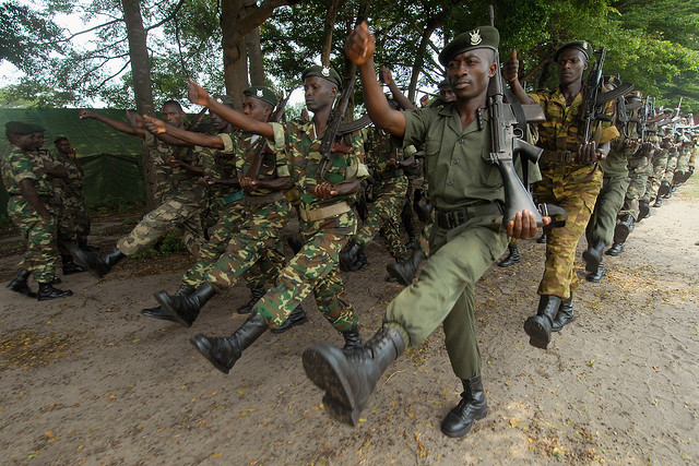 Burundi soldiers prepare for a rotation to AMISOM