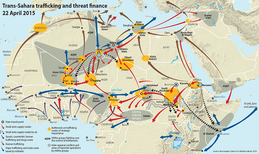 organized crime map