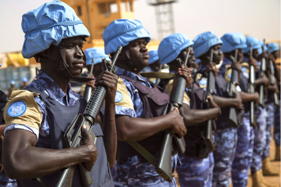 Senegalese peacekeepers in Mali