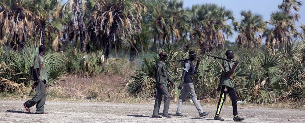 مقاتلون في ليير، جنوب السودان (تصوير: UNMISS)