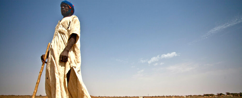 A herder in Mauritania A herder in Mauritania