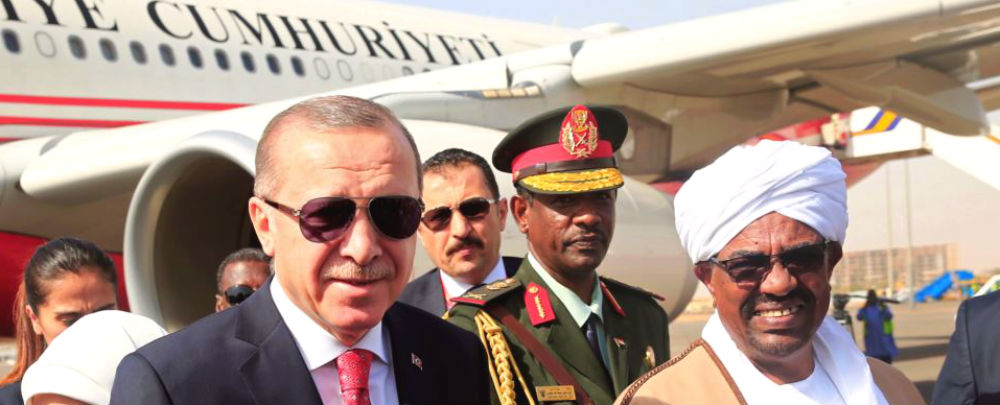 Sudanese President Omar al-Bashir and Turkish President Tayyip Erdogan