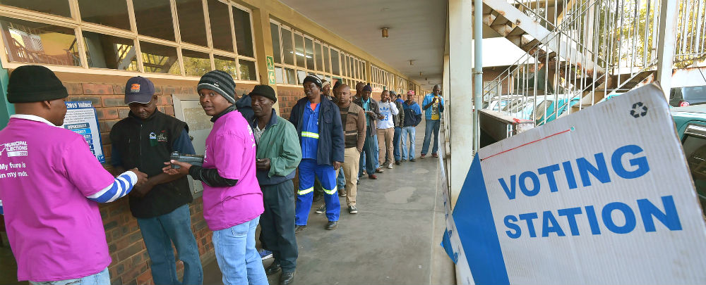 Un bureau de vote en Afrique du Sud. (Photo: GovernmentZA)