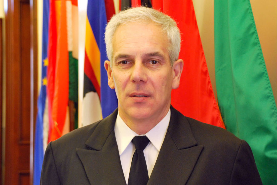 Capt. Joaquim Pacheco Santos, Senior Portuguese Representative