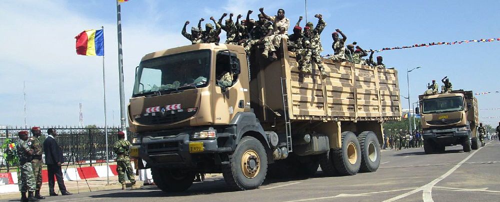 Chadian armed forces in N'Djamena after the end of Operation Bohoma's Wrath