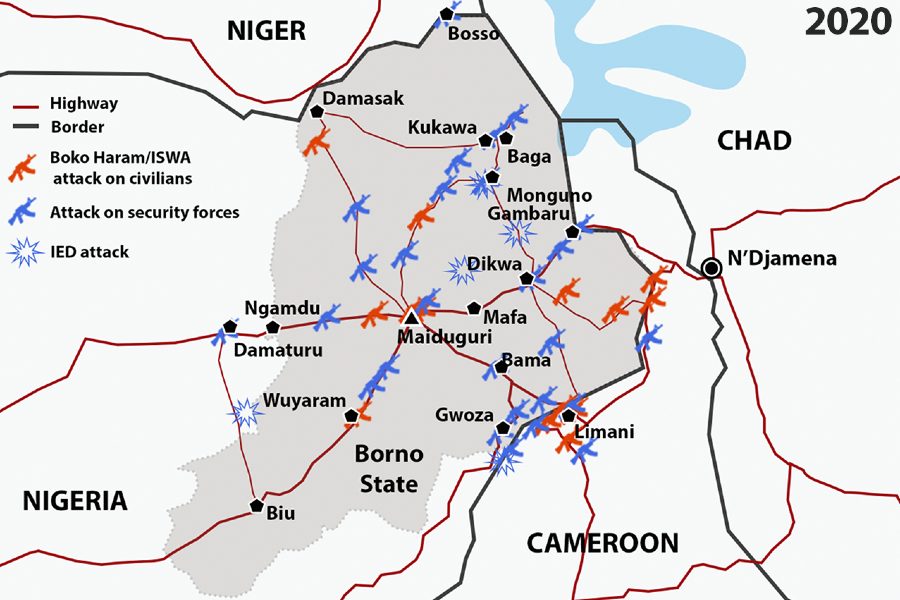 Militant Islamist Group Highway Attacks in and around Borno State