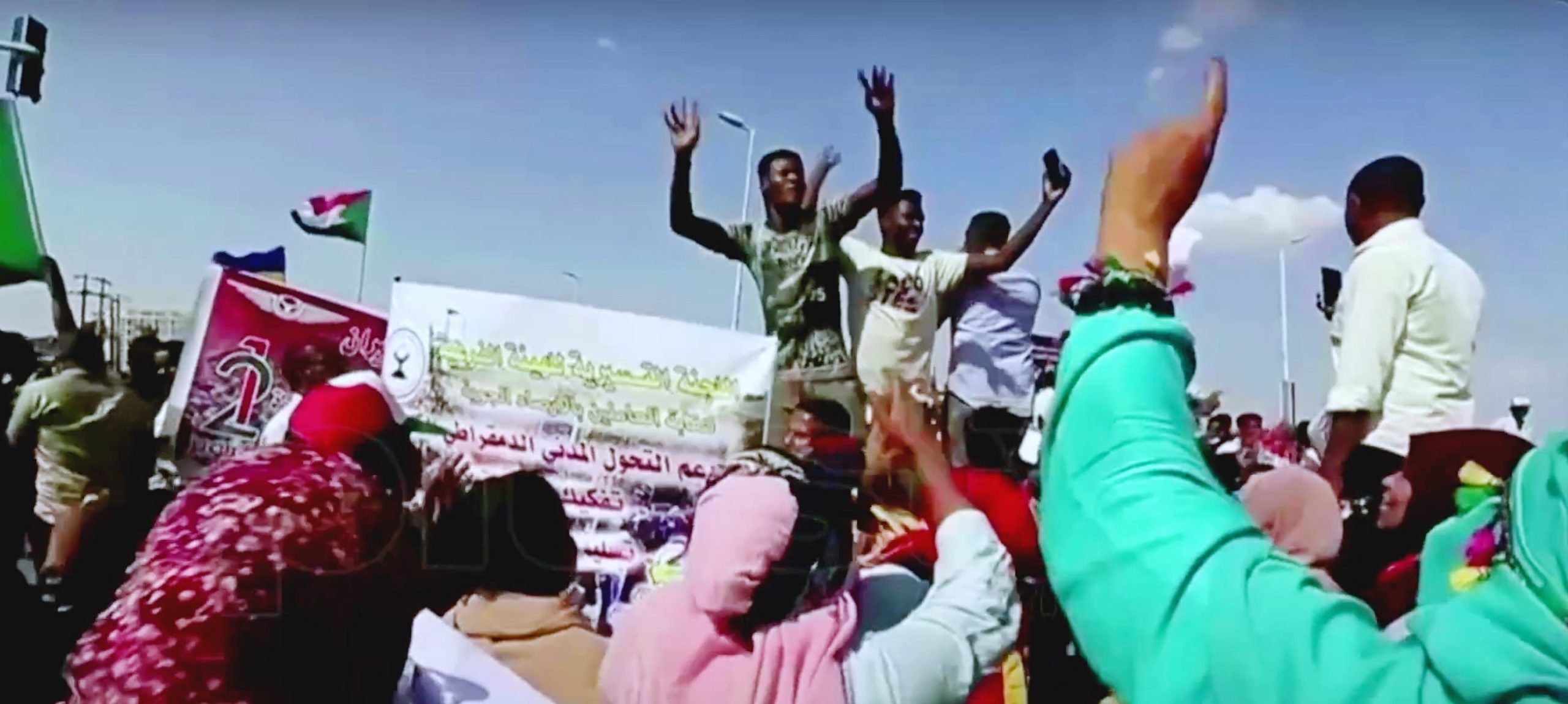 Protesters against military rule in Khartoum, October 2021