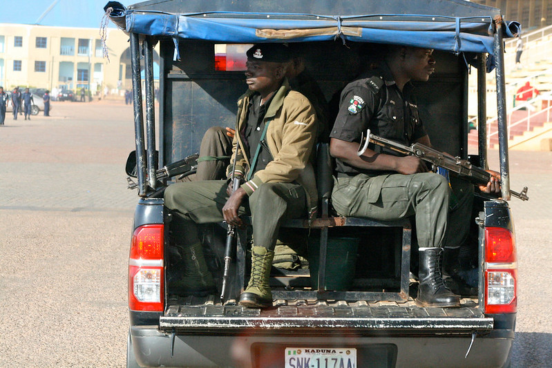 La police dans l’État de Kaduna. 