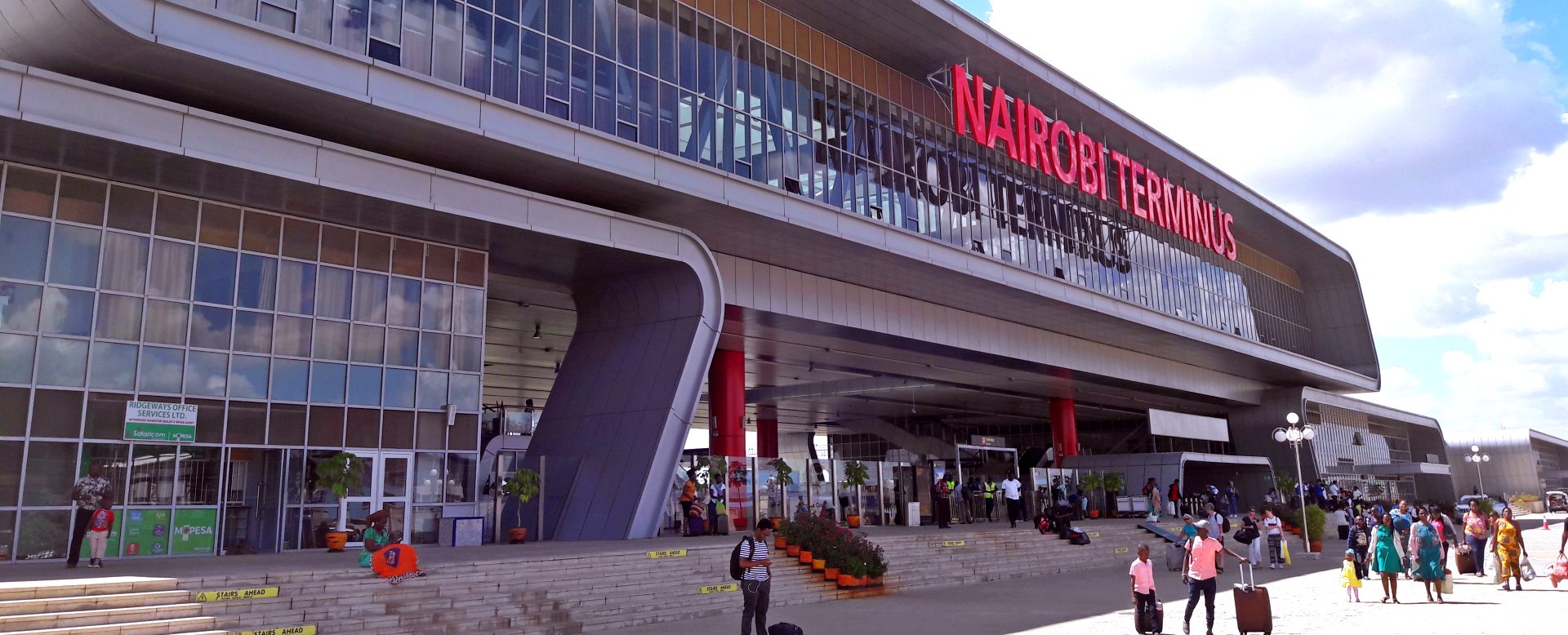 Nairobi Terminus building of the "Madaraka Express"