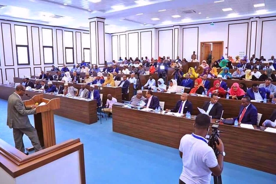 The lower house of the Somali parliament