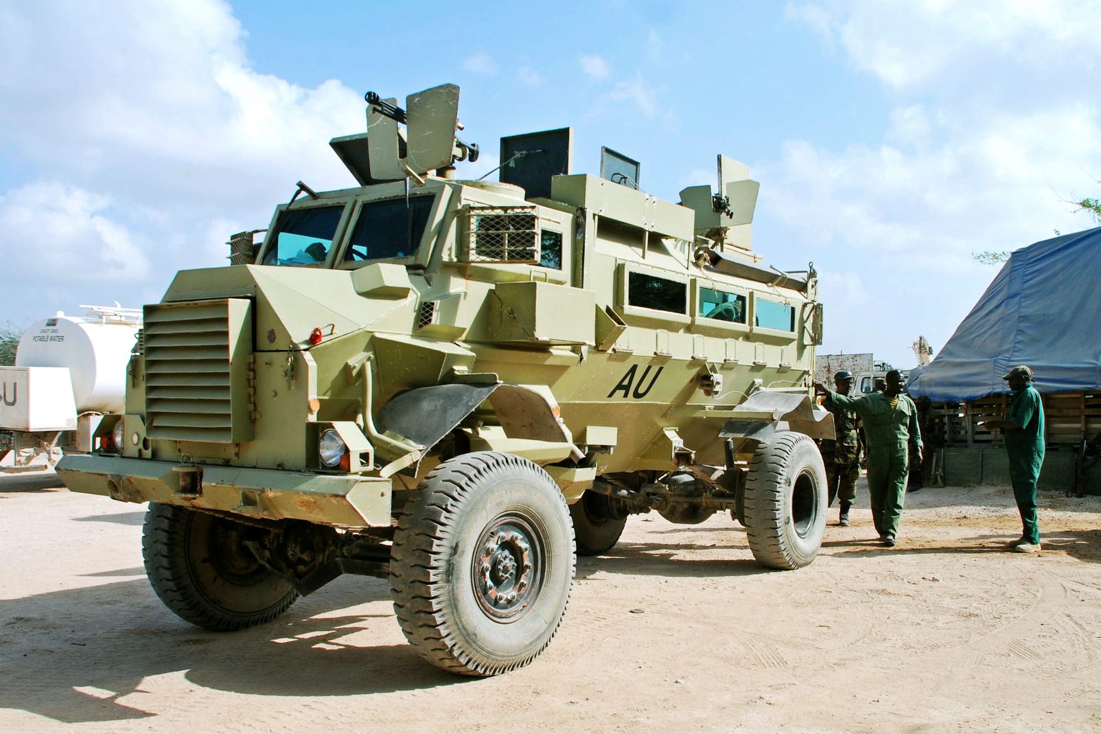 AU armored personnel carrier