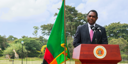 Zambia president Hichilema 2x1