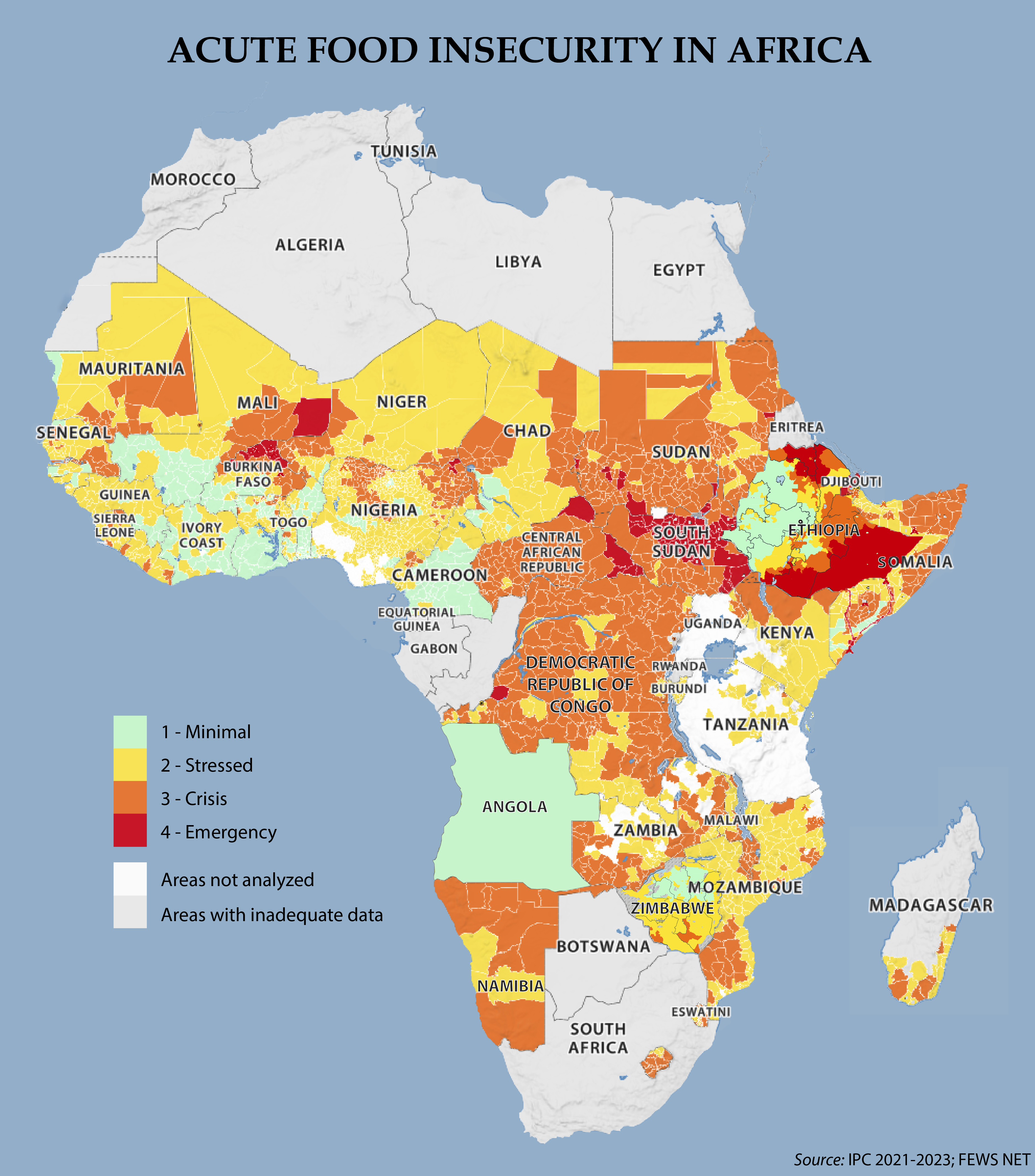 Map - Acute Food Insecurity in Africa