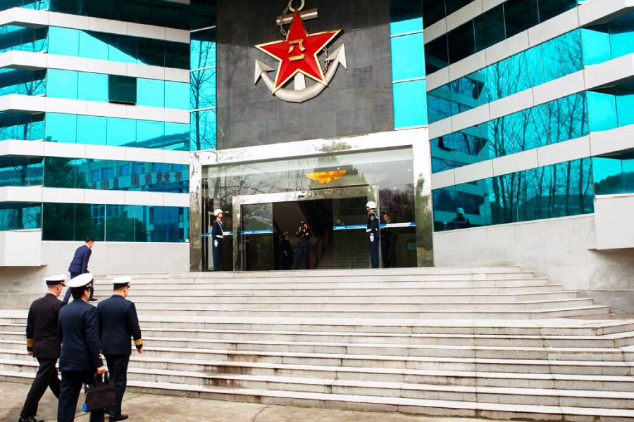 L’École supérieure de commandement de l’armée de terre à Nanjing, en Chine.
