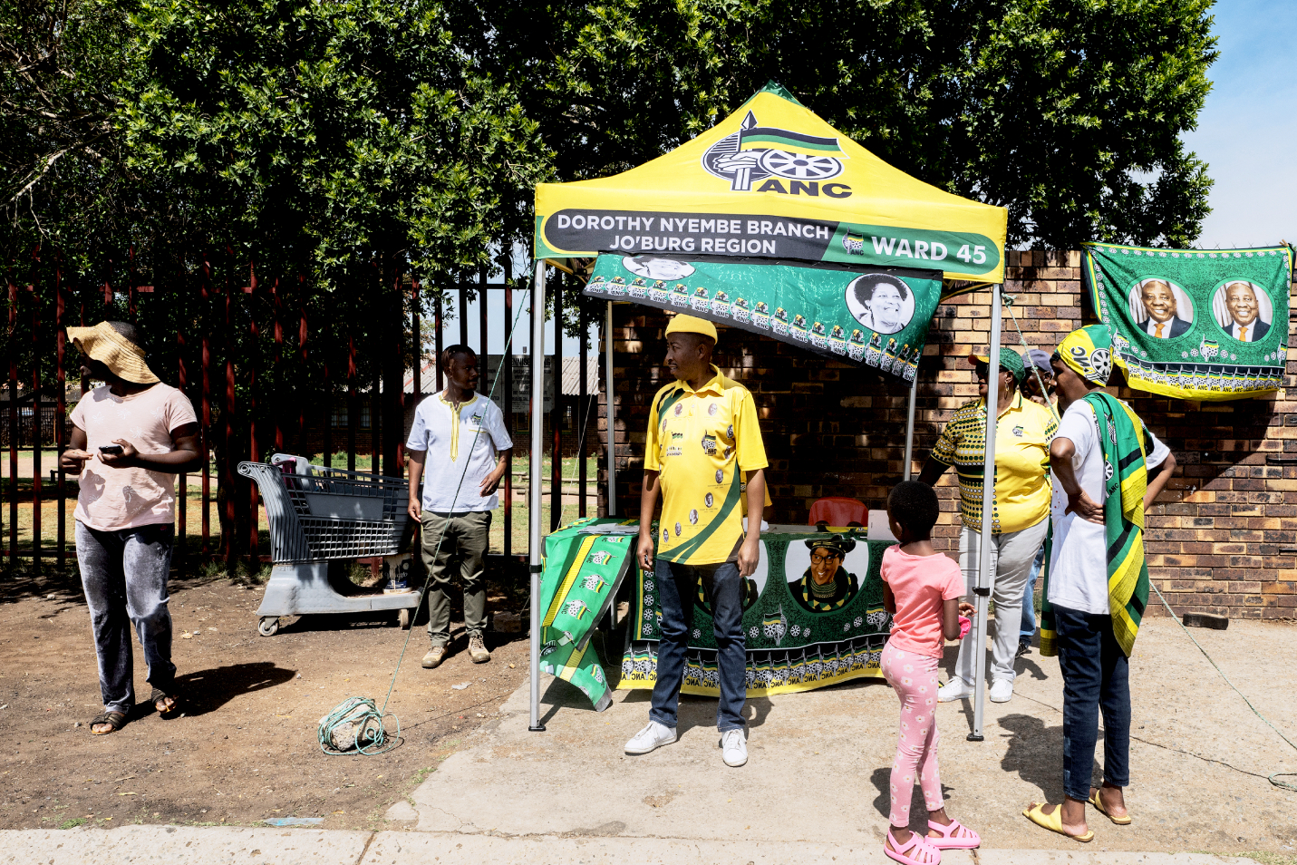 Supporters of the African National Congress (ANC)