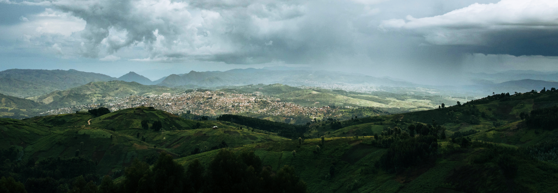 The last hills and villages before the front line between the Congolese army and M23, Lubero territory, North Kivu
