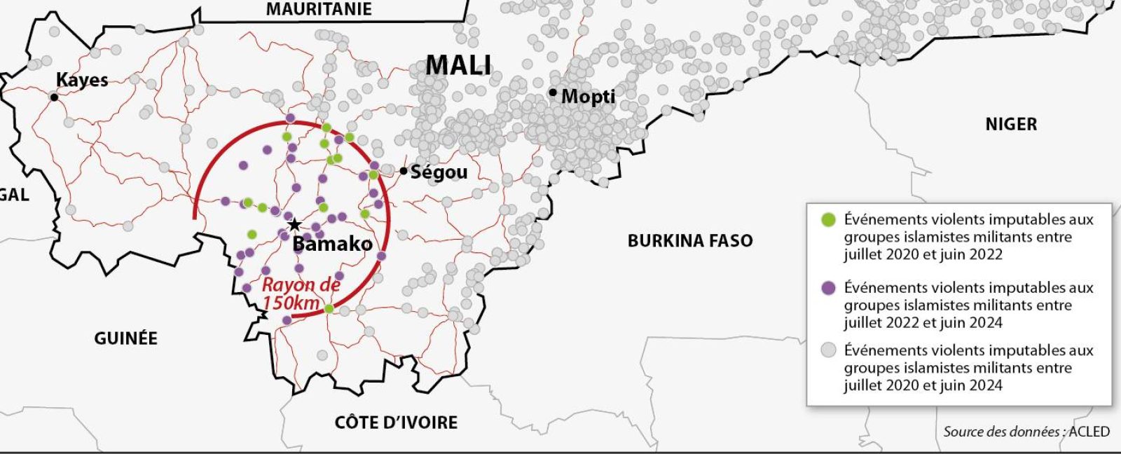 Les groupes islamistes militants avancent au Mali