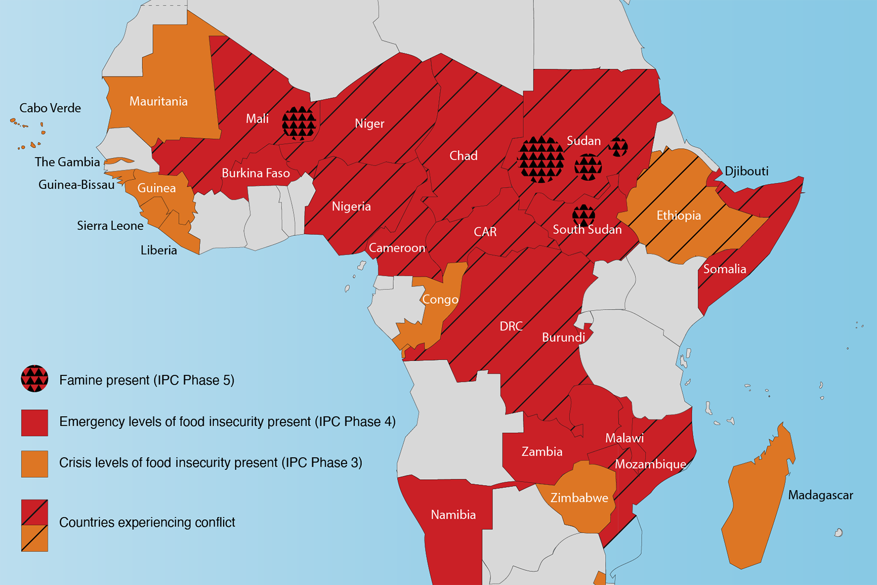 Famine Takes Grip in Africa’s Prolonged Conflict Zones