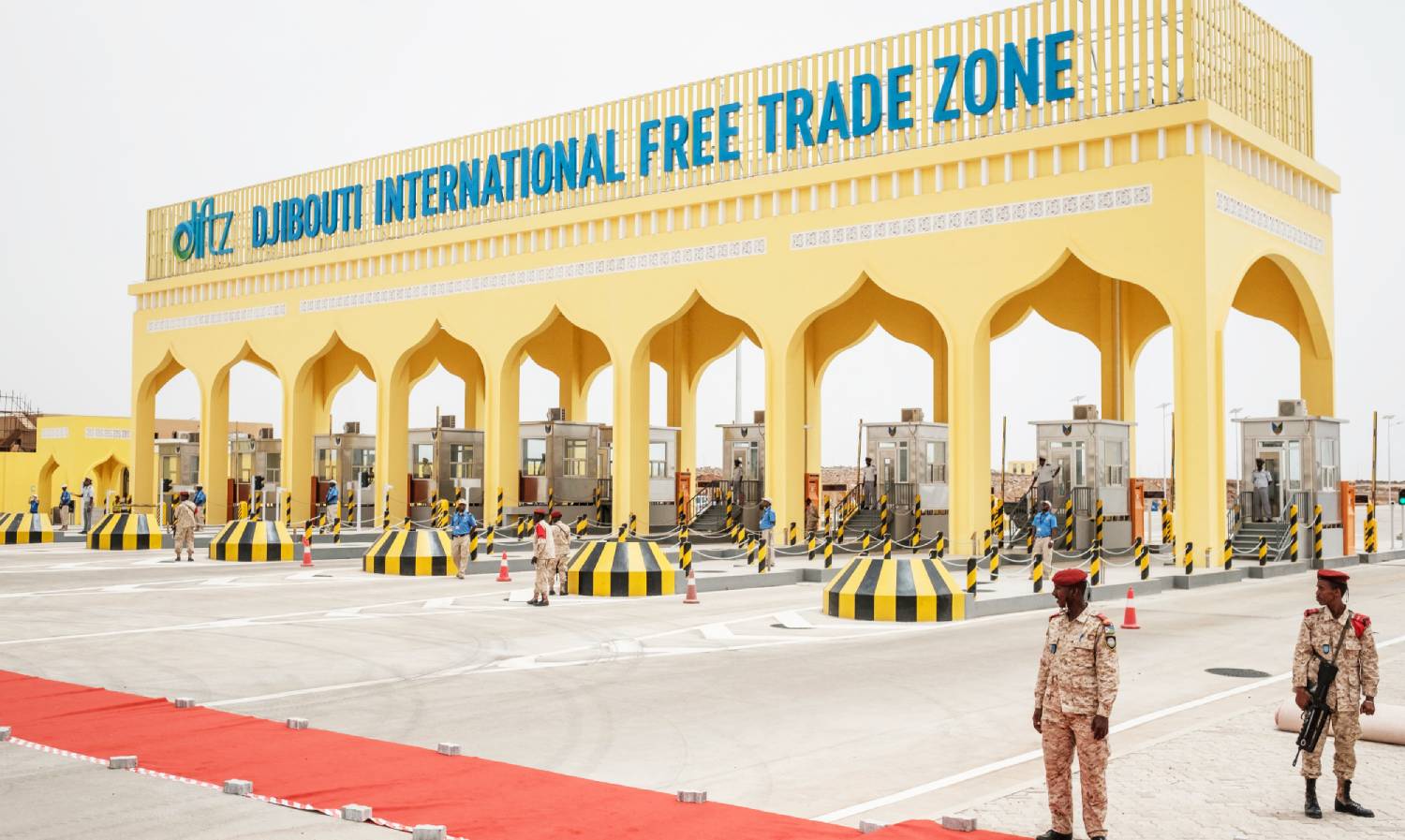 Djibouti International Free Trade Zone inauguration ceremony in 2018.