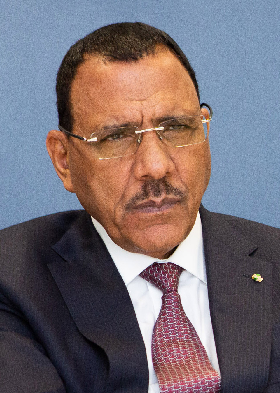 President of Niger Mohamed Bazoum at the European Commission in February 2023.