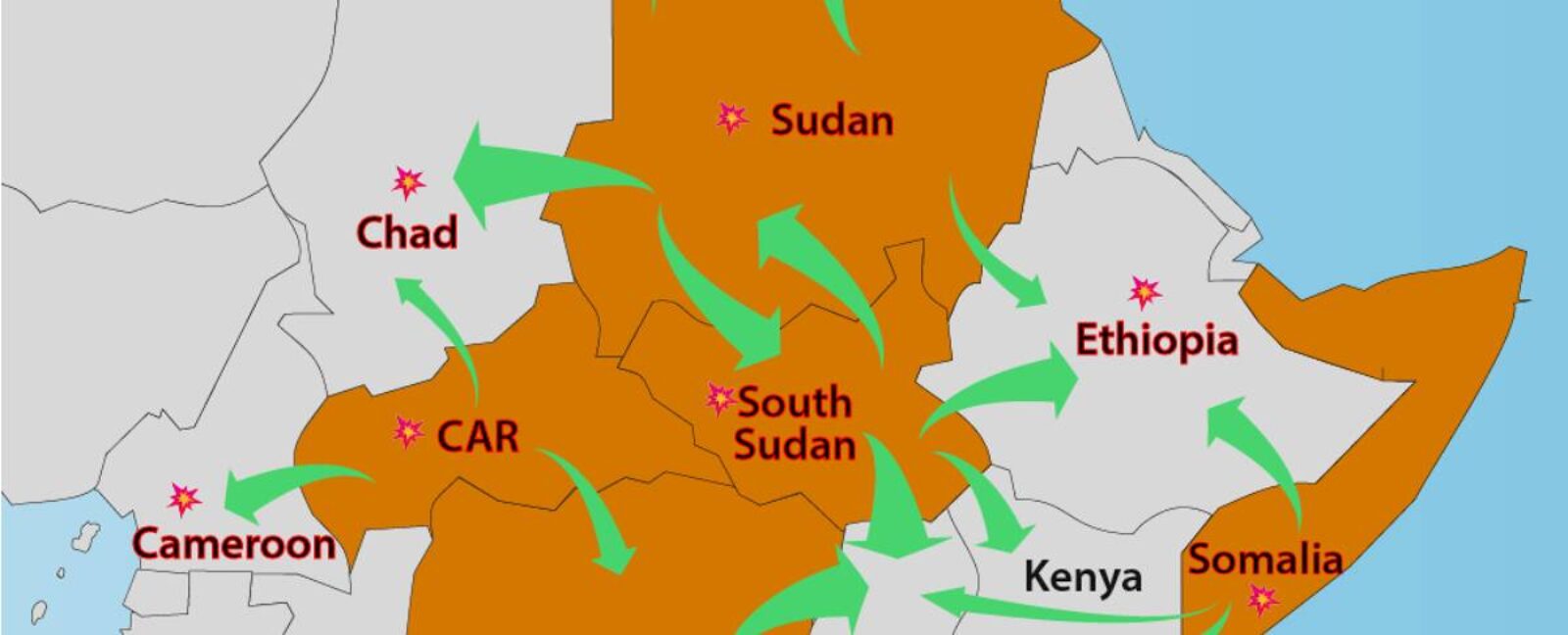 Africa’s Enduring Conflicts Deepen Population Displacements