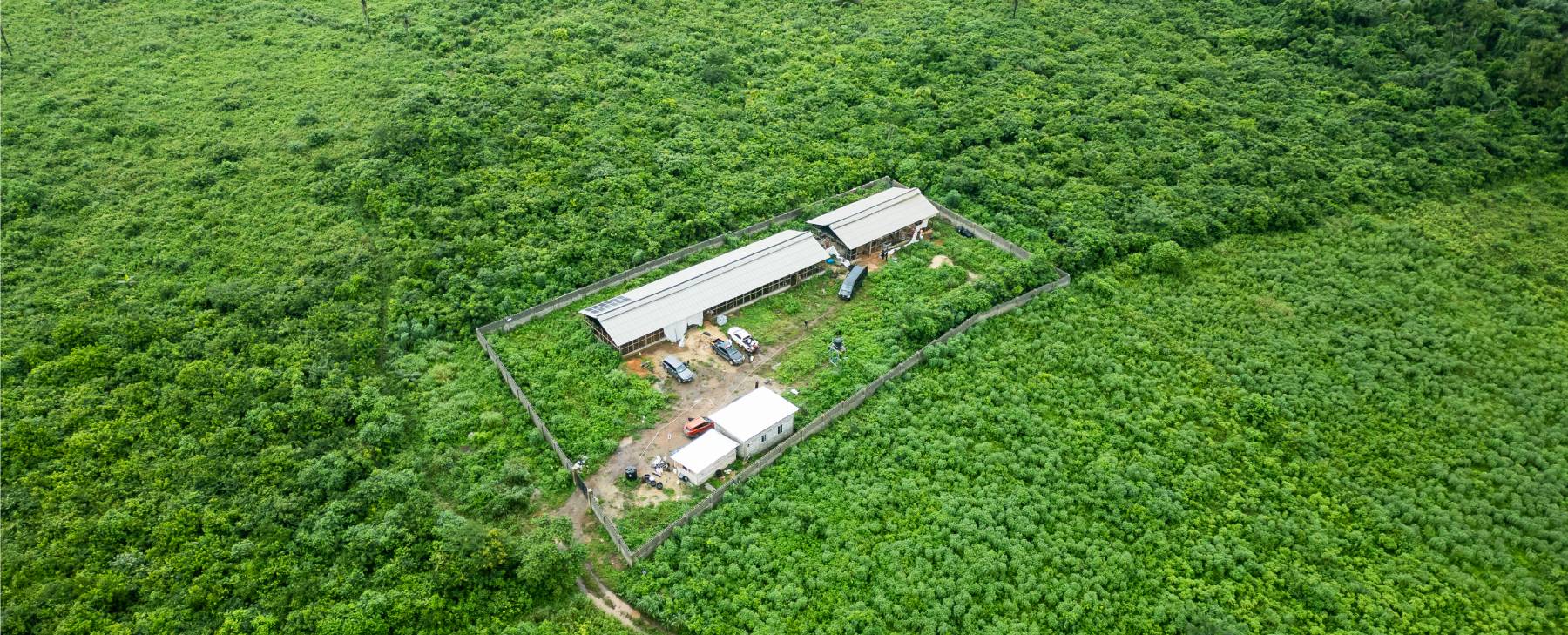 Ogun state meth lab, aerial view